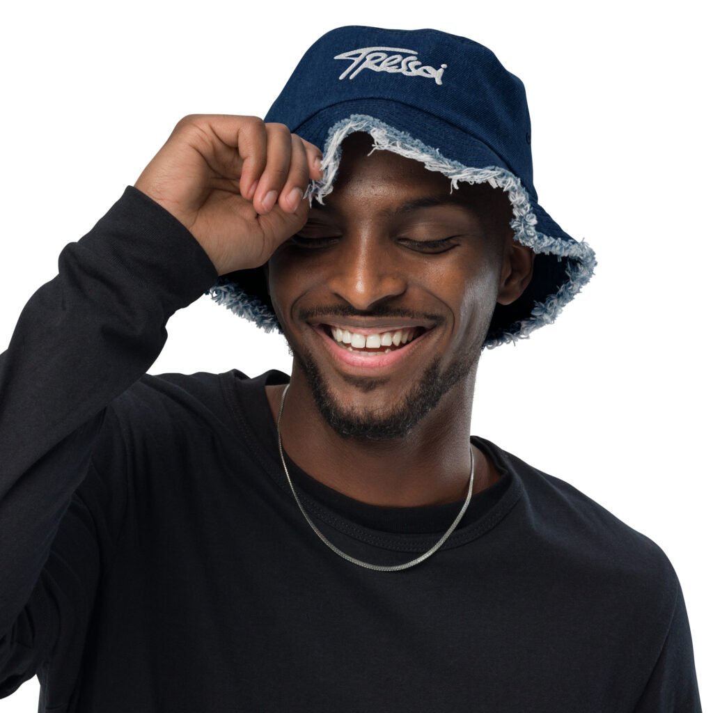 Bob en jean effet usé - Tressoi