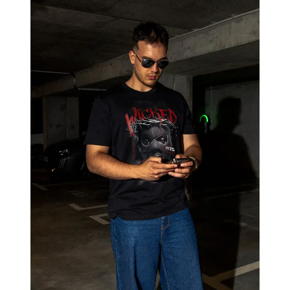 T-shirt Grande Taille Noir Wicked — TRESSOI – Image 2