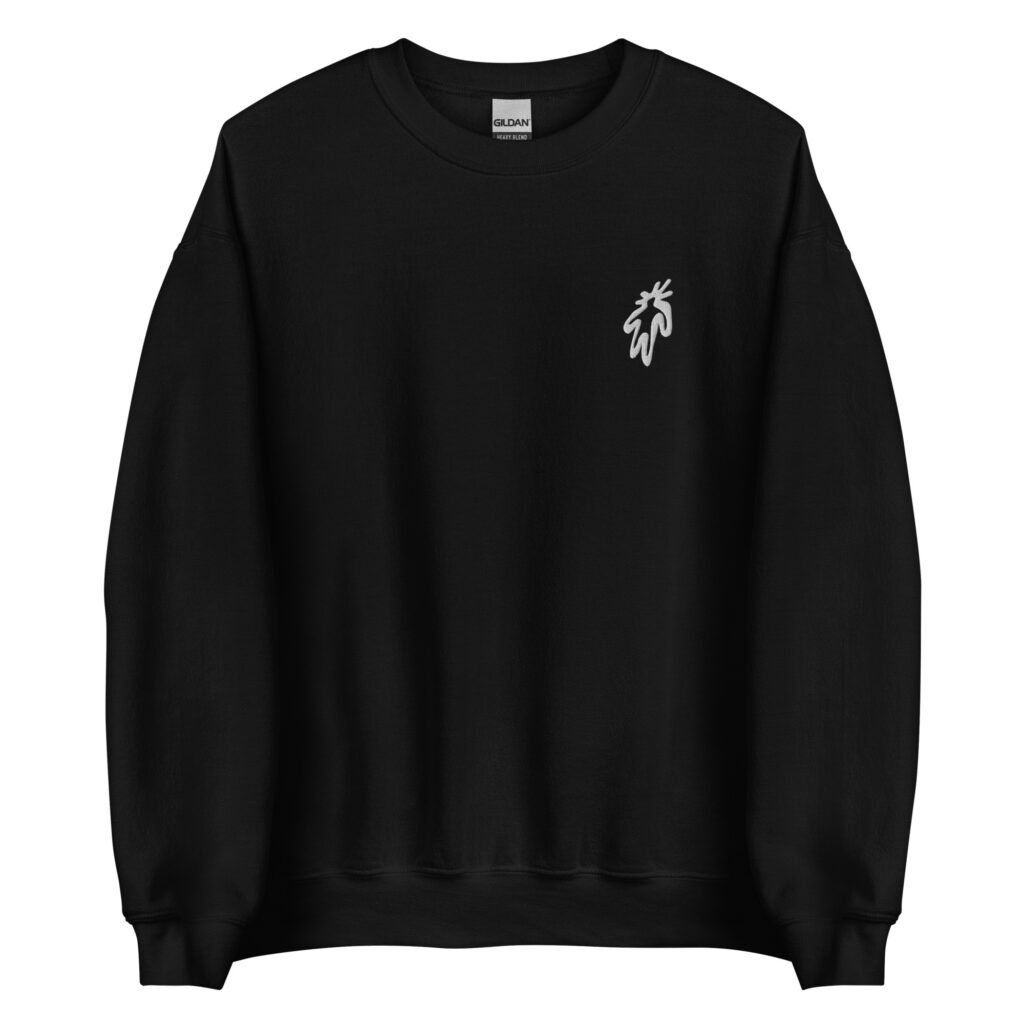 Sweatshirt Grande Taille brodé uni - Tressoi