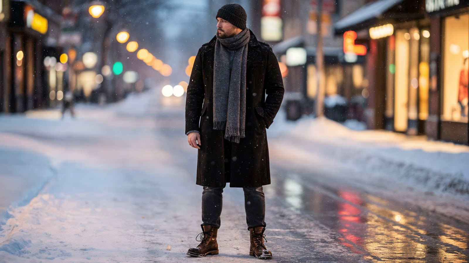 look automne hiver 2026 homme grande taille - look hiver manteau long